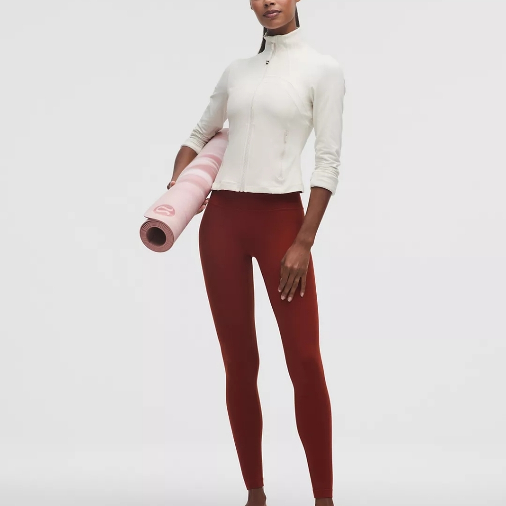 LULULEMON Leggins Crop ALIGN Women's Cranberry RED Size 4